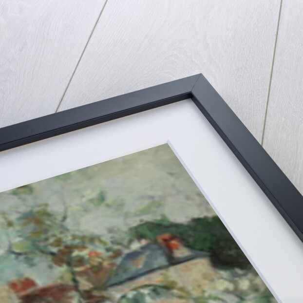 Flowering Plum Tress, Pontoise; Pruniers en fleur, Pontoise, c.1876 by Camille Pissarro