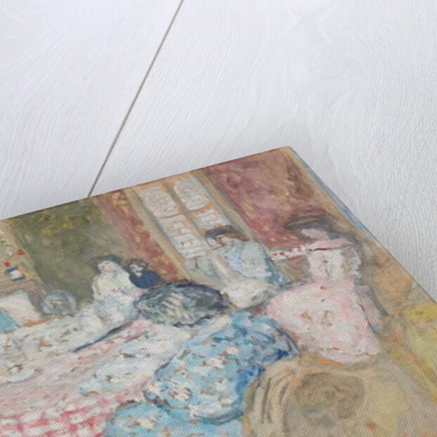 The Checkered Tablecloth; La nappe a carreaux, 1910 by Edouard Vuillard