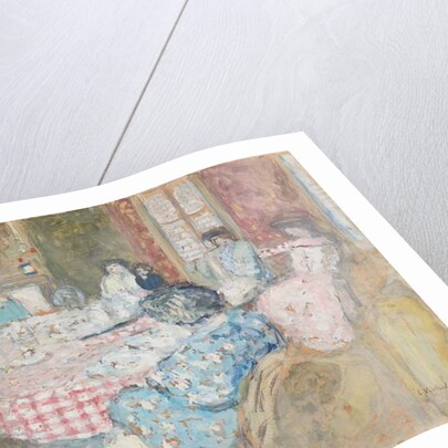 The Checkered Tablecloth; La nappe a carreaux, 1910 by Edouard Vuillard
