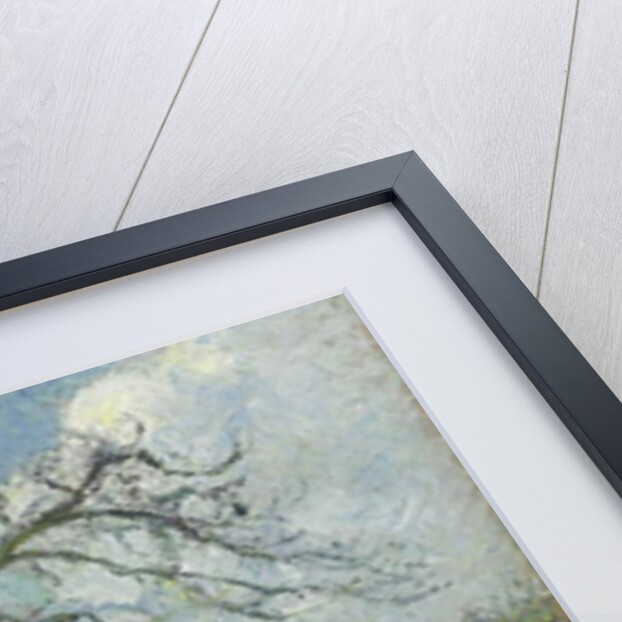 Orchard at Saint-Ouen-l'Aumone in Winter; Verger a Saint-Ouen-l'Aumone en hiver, 1877 by Camille Pissarro