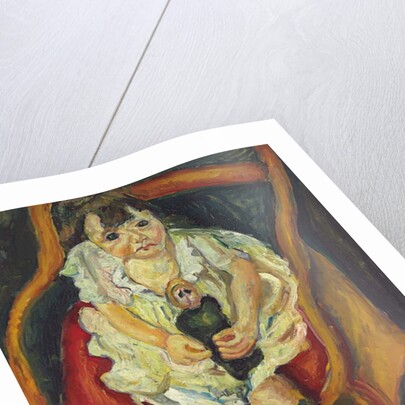 Little Girl with a Doll; La Petite Fille a la Poupee, c.1925 by Chaim Soutine