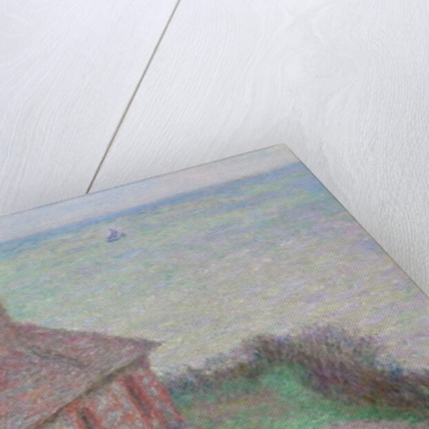 Customs House, Rose Effect; La maison du Douanier, effet rose, 1897 by Claude Monet