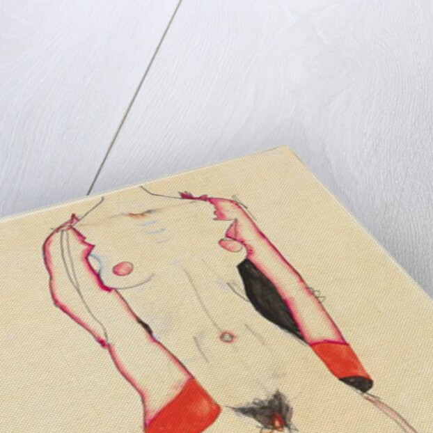 Female Torso by Egon Schiele