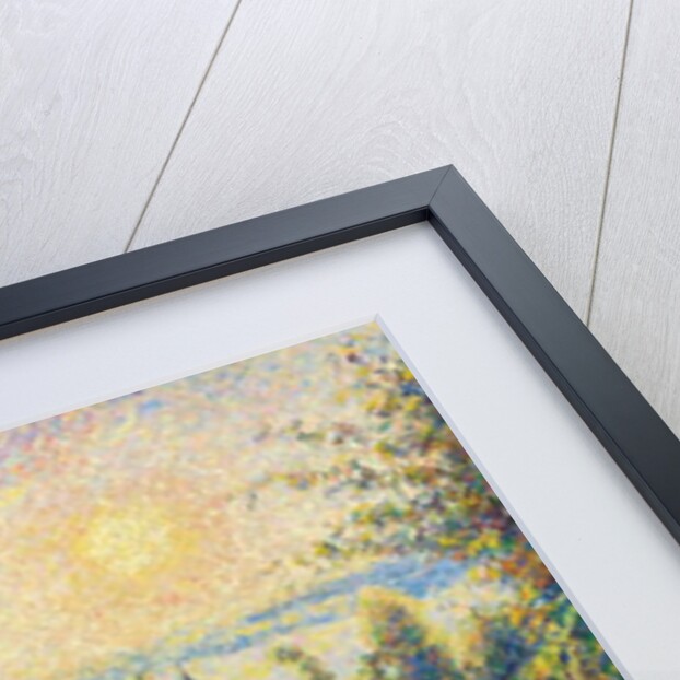 Pasture, Sunset, Eragny by Camille Pissarro