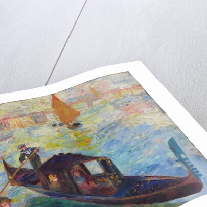 Gondola, Venice, 1881 by Pierre Auguste Renoir