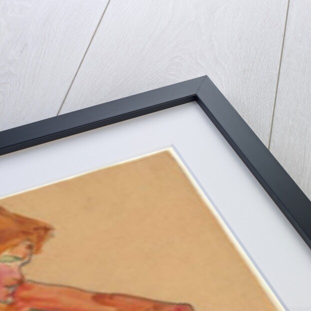 Standing Female Nude; Stehender weiblicher Akt, 1910 by Egon Schiele