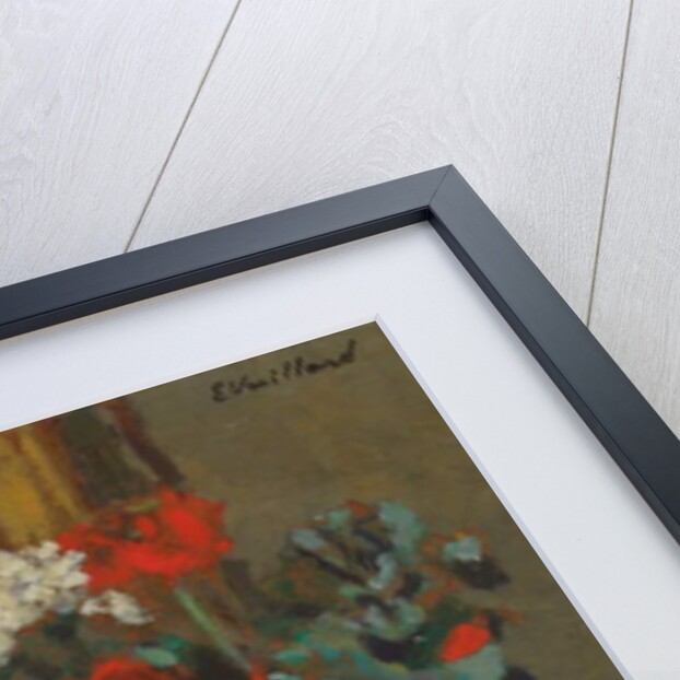 Geraniums and Guelder Roses; Geraniums et Boules-de-Neige, c.1910 by Edouard Vuillard