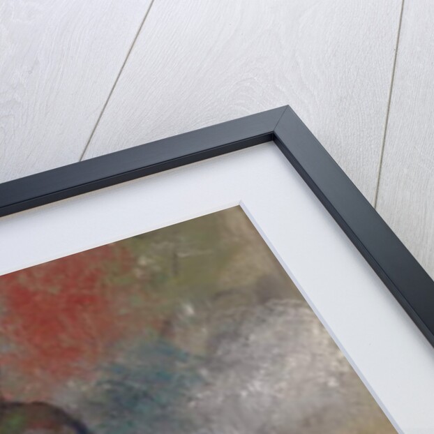 Standing Woman Seen from the Front, Clasping her Corset by Edgar Degas