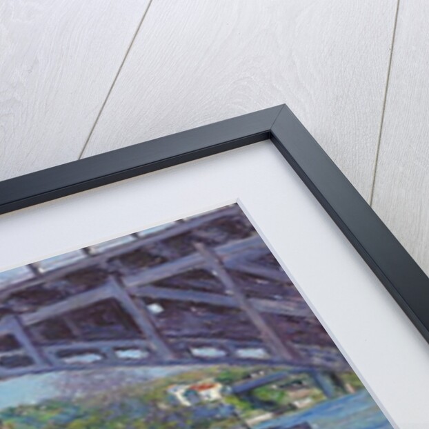 The Argenteuil Bridge and the Seine; Le pont d'Argenteuil et la Seine, c.1883 by Gustave Caillebotte