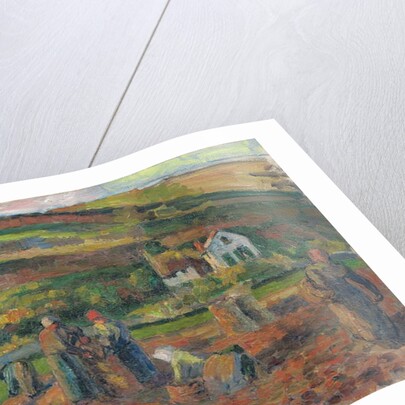 The Harvest of Potatoes, Pontoise, 1874 by Camille Pissarro