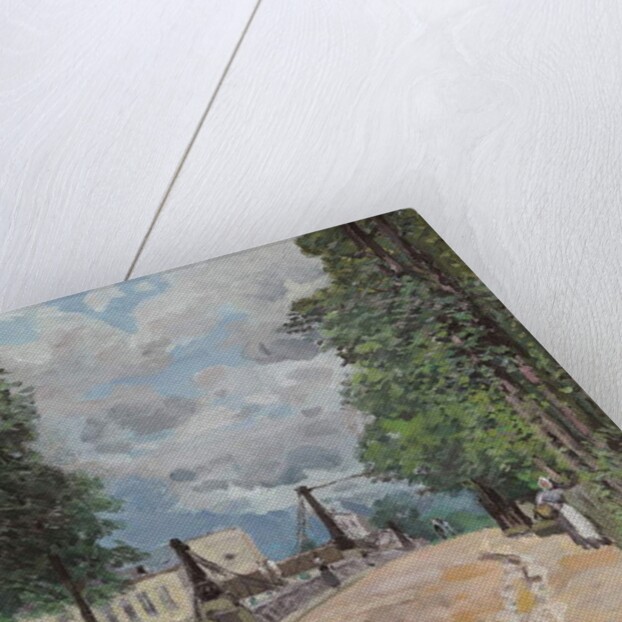 The Road of Gennevilliers; La route de Gennevilliers, 1872 by Alfred Sisley