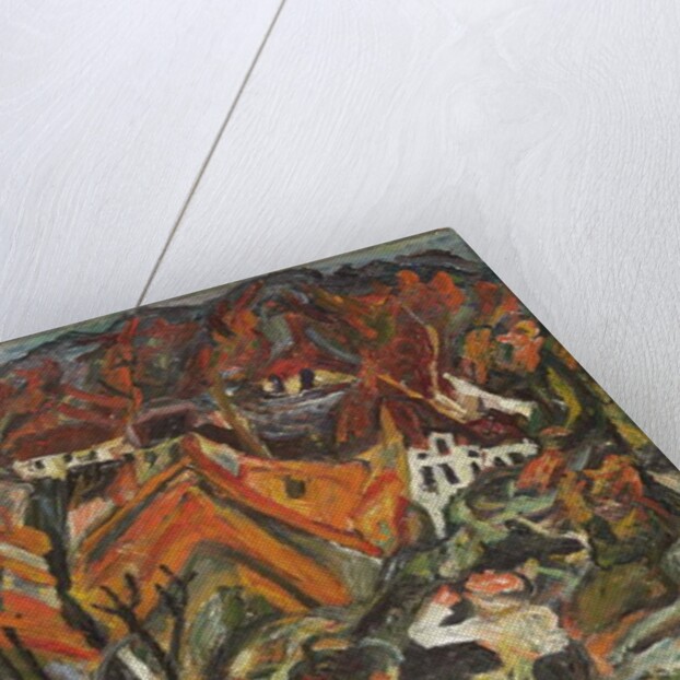 View of the Village; Vue sur le village, 1921-1922 by Chaim Soutine