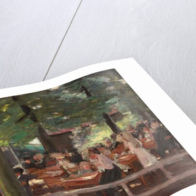 Beer Garden in Laren, Study; Biergarten in Laren, Studie, 1903 by Max Liebermann