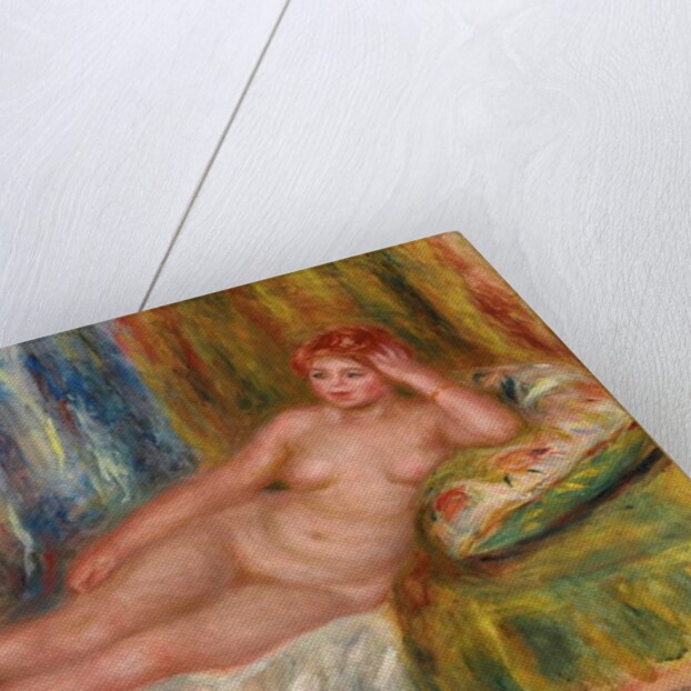 Reclining Female Nude; Femme nue couchee, 1918 by Pierre Auguste Renoir
