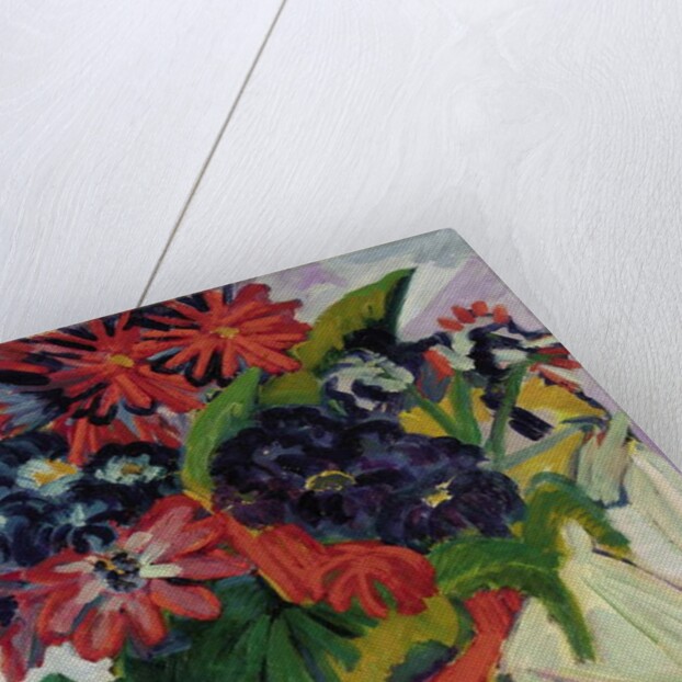 Flowers; Blumen, 1918-1919 by Ernst Ludwig Kirchner