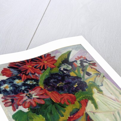 Flowers; Blumen, 1918-1919 by Ernst Ludwig Kirchner