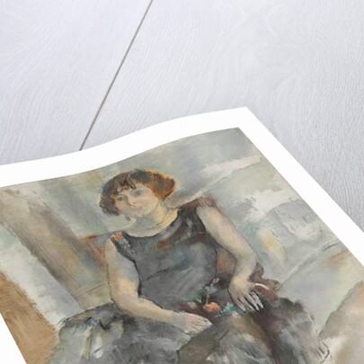 Brunette, 1928 by Jules Pascin
