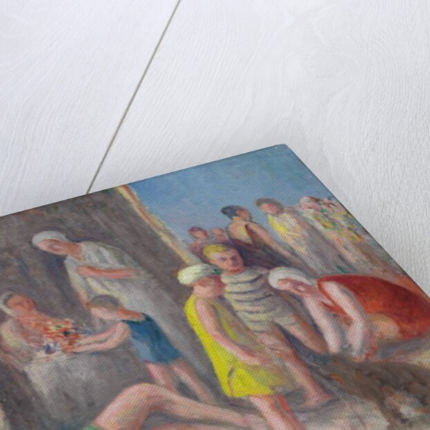 At Treport Beach, c.1939 by Maximilien Luce