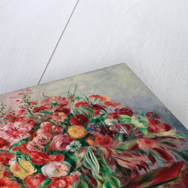 Basket of Flowers; Corbeille de fleurs, 1890 by Pierre Auguste Renoir