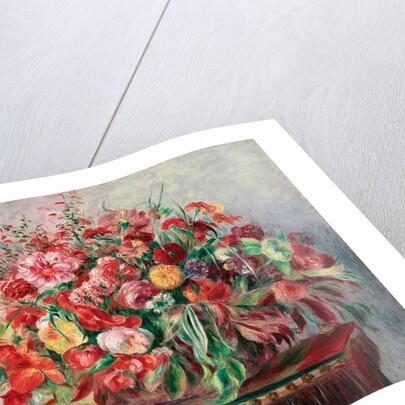 Basket of Flowers; Corbeille de fleurs, 1890 by Pierre Auguste Renoir