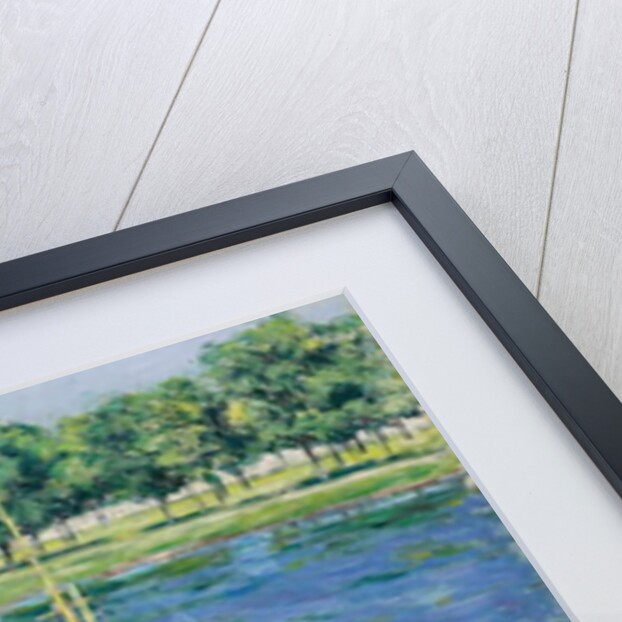 The Seine at Argenteuil, Boats at Anchor by Gustave Caillebotte