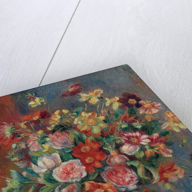 Vase with Flowers; Vase de fleurs, 1881 by Pierre Auguste Renoir