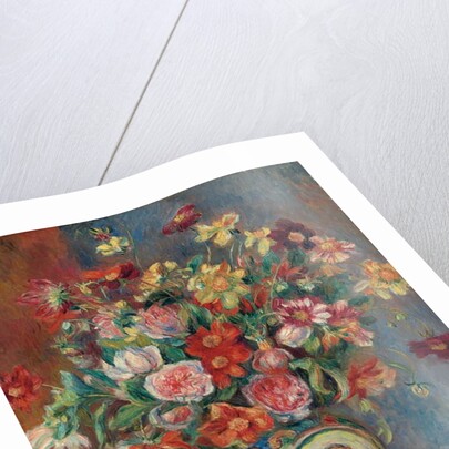 Vase with Flowers; Vase de fleurs, 1881 by Pierre Auguste Renoir