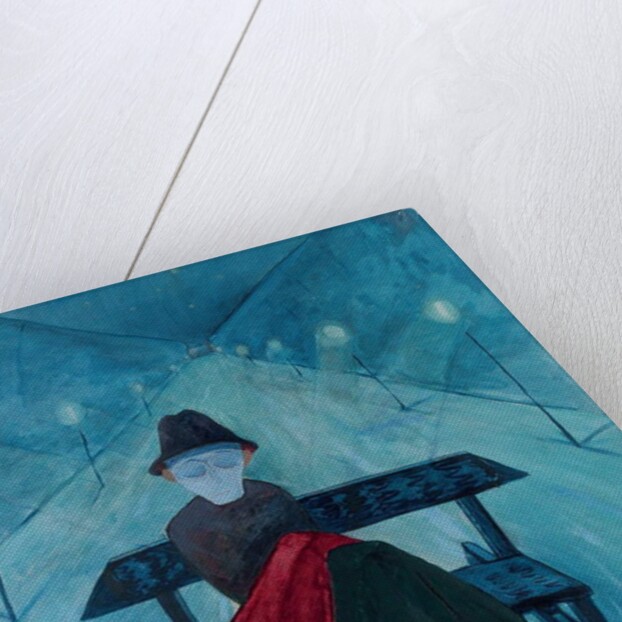 Man in a Sleigh, 1920 by Walter Gramatte