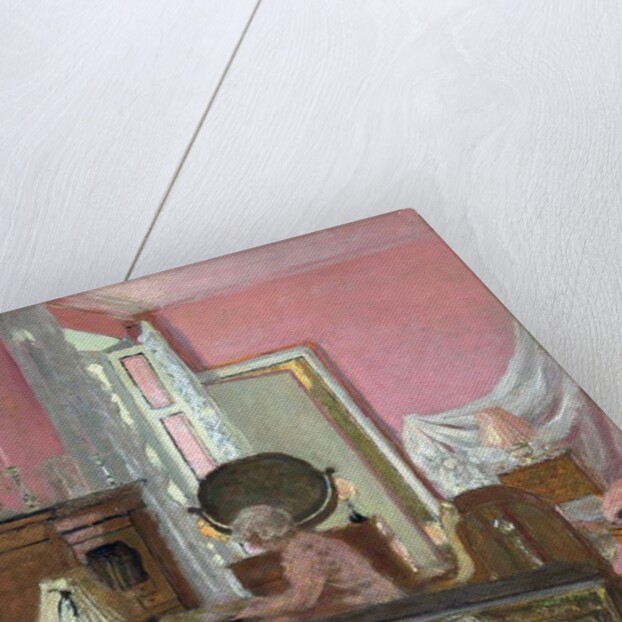 Madam Hessel in her Room at the Chateau des Clayes; Madame Hessel dans sa chambre au Chateau des Clayes, c.1930-1935 by Edouard Vuillard