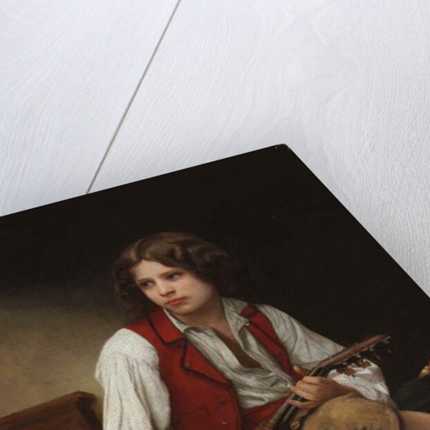 Italian with a Mandolin, 1870 by William-Adolphe Bouguereau