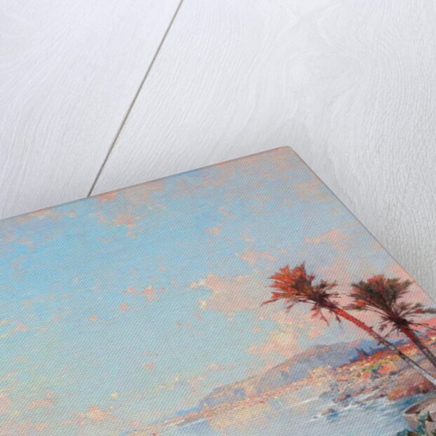 A View of Monaco by Franz Richard Unterberger