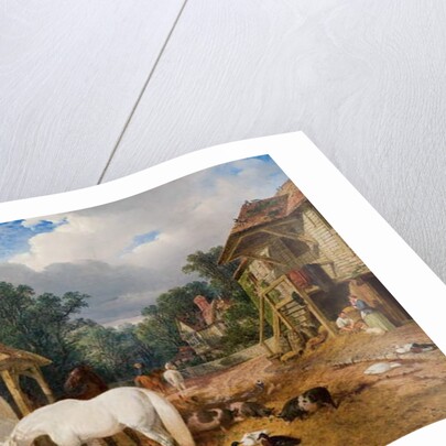 The Farmyard, 1860 by John Frederick Herring Snr