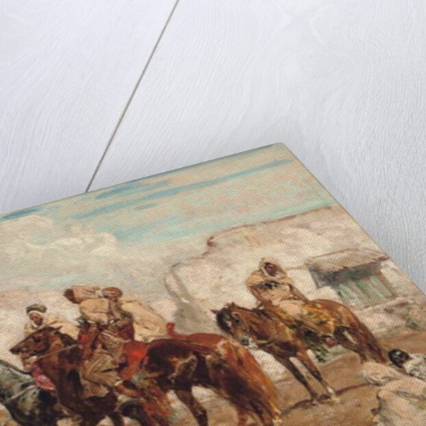 Intelligence: Arab Village Street; Le renseignement: rue du village Arabe, 1922 by Henri Emilien Rousseau