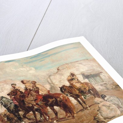 Intelligence: Arab Village Street; Le renseignement: rue du village Arabe, 1922 by Henri Emilien Rousseau