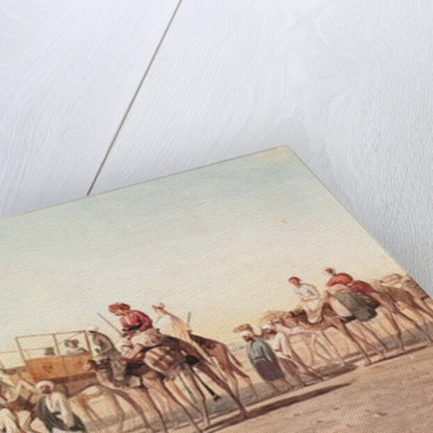 Our Caravan in the Desert by Jean Nicolas Henri de Chacaton