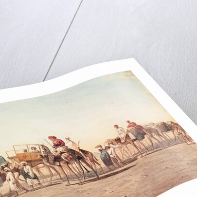 Our Caravan in the Desert by Jean Nicolas Henri de Chacaton