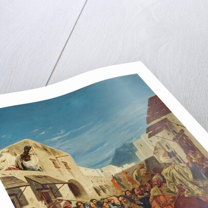 Jewish Musicians in the Streets of Tetuan, c.1858 by Alfred Dehodencq