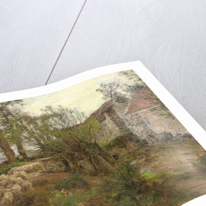 Exit of the Herd of Chailly Street; Sortie du troupeau du rue Chailly, 1904 by Leon Augustin Lhermitte