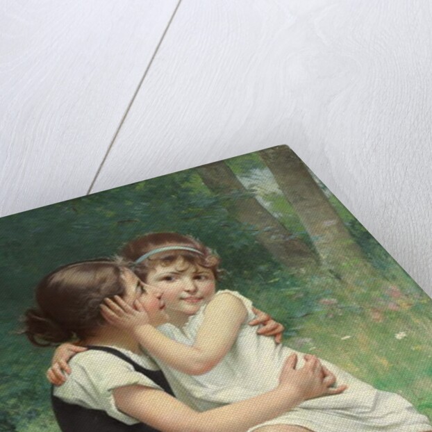Sisterly Love, 1892 by François Alfred Delobbe