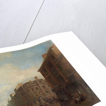 A Proposed Scheme for a New Street, Newcastle, 1831 by John Wilson Carmichael