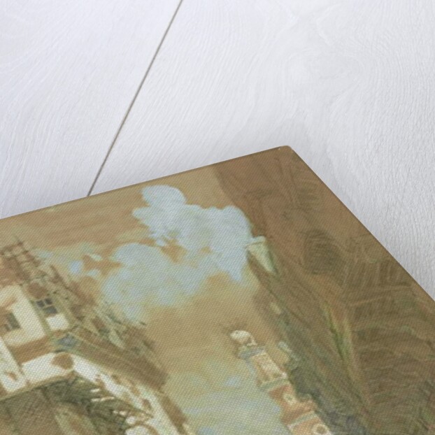 Mosque El Mooristan, Cairo, Egypt, 1838 by David Roberts