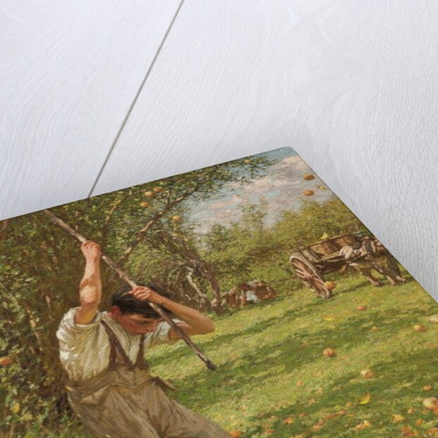 Shaking Down Cider Apples by Henry Herbert La Thangue