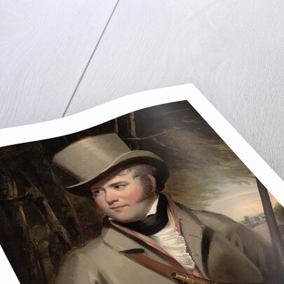 Portrait of a Gentleman with Sporting Gun in a Landscape by Ramsay Richard Reinagle