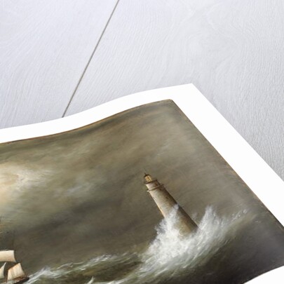 Ships Passing Minot's Light by Clement Drew