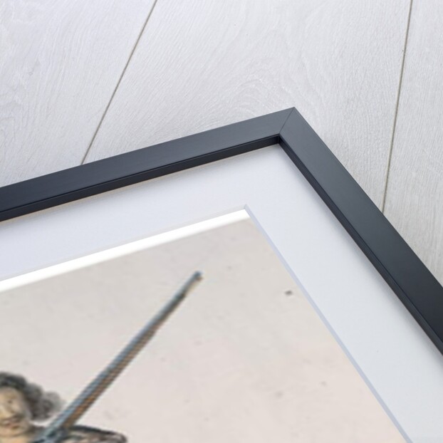 Drawing from an album of natives of Brazil, Africa, Persia and the East India by Dutch School