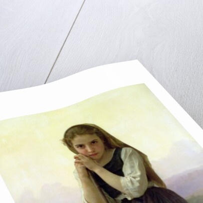 A Little Shepherdess, 1891 by William-Adolphe Bouguereau