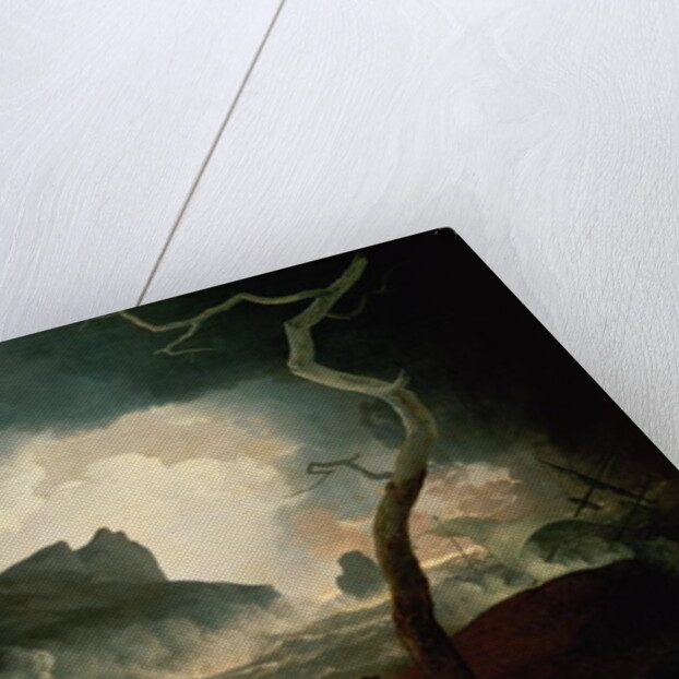 The Storm, Antigonus pursued by the Bear from 'The Winter's Tale', Act III, Scene 3, 1790 by Joseph Wright of Derby