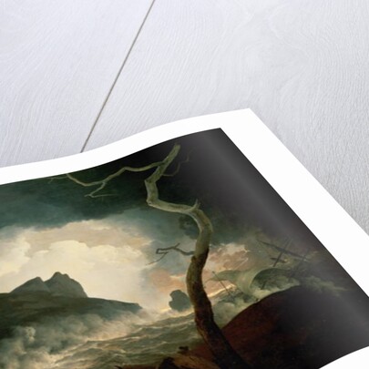 The Storm, Antigonus pursued by the Bear from 'The Winter's Tale', Act III, Scene 3, 1790 by Joseph Wright of Derby