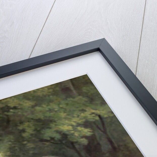 A lady and gentleman in a landscape by Benjamin Wilson