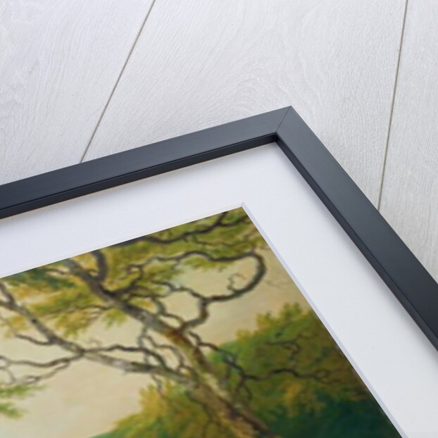 6th Earl and Marquis of Antrim with his wife Letitia driving a phaeton in Glenarm Castle park, Ballymena, Co. Antrim by Francis Wheatley